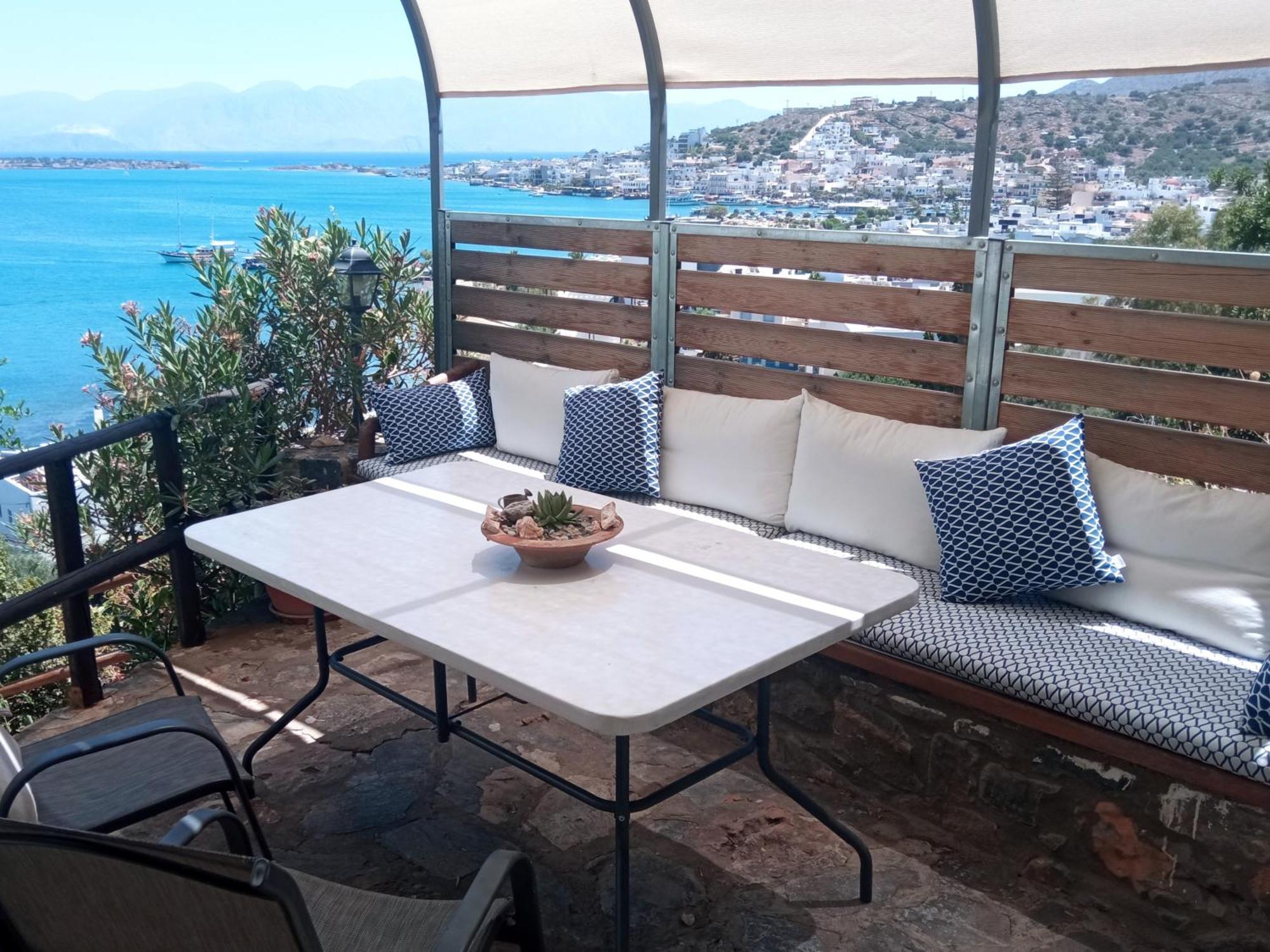 شقة Marilena Panoramic Sea View House إيلوندا المظهر الخارجي الصورة