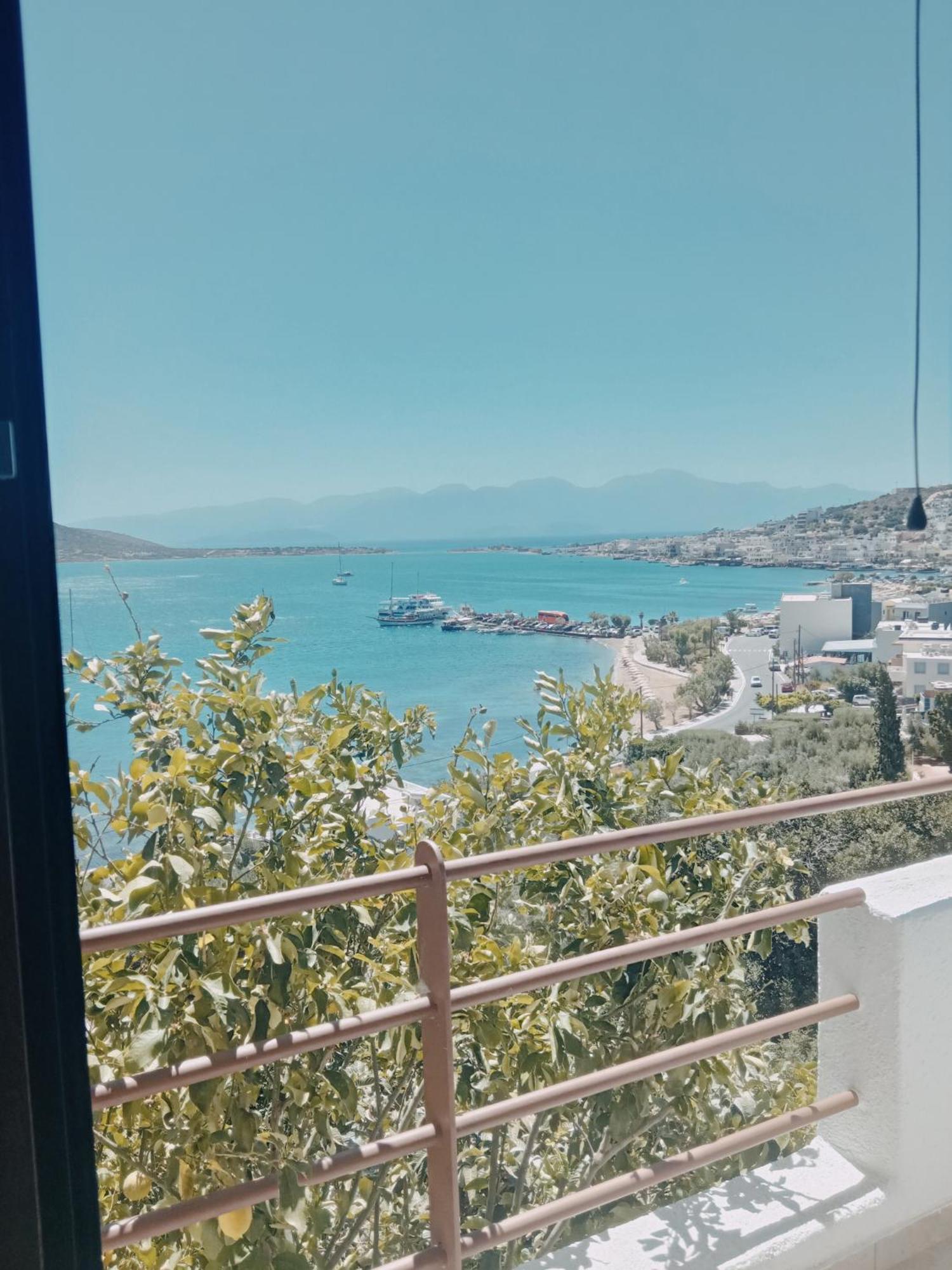 شقة Marilena Panoramic Sea View House إيلوندا الغرفة الصورة